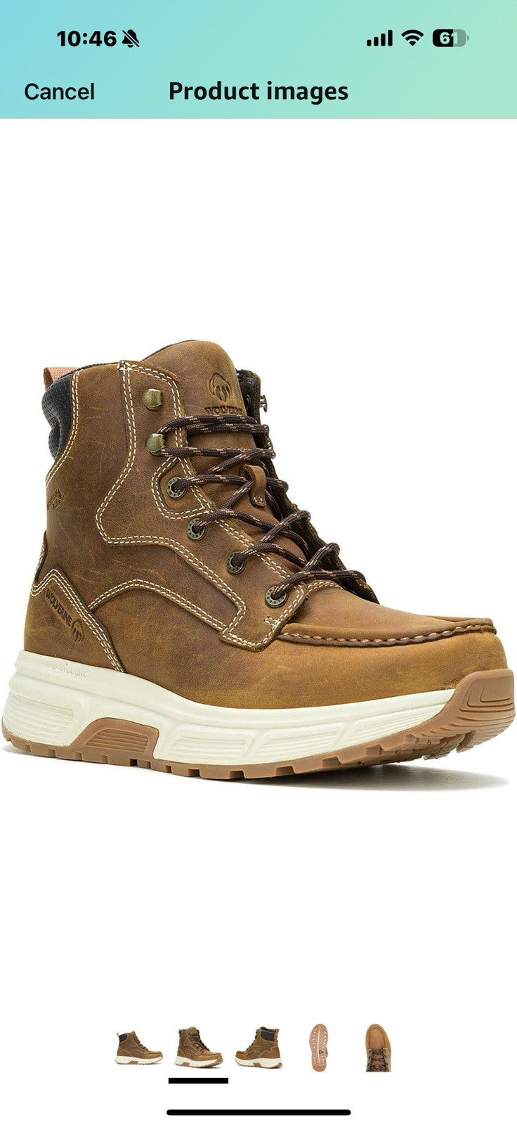 Wolverine Men's Ride Performance Waterproof Wedge Construction Boot