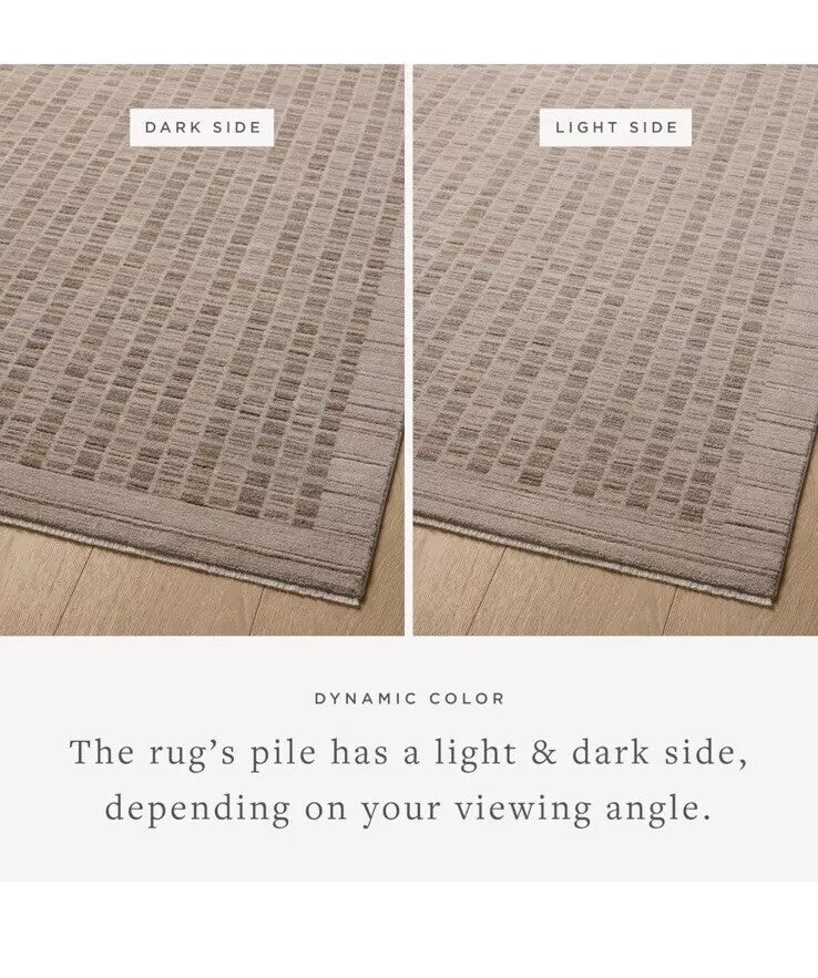 Loloi Amber Lewis Cali Collection CIL-02 Natural/Slate 7'-10" x 10', .25" 
