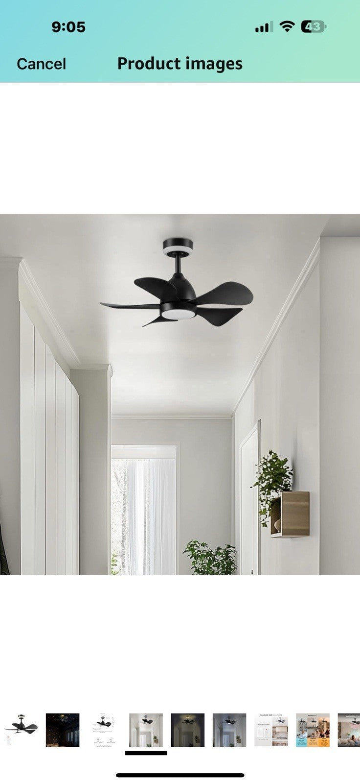 GLOBE Electric 37000106 30" Ceiling Fan with LED Light, Nightlight, Remote 