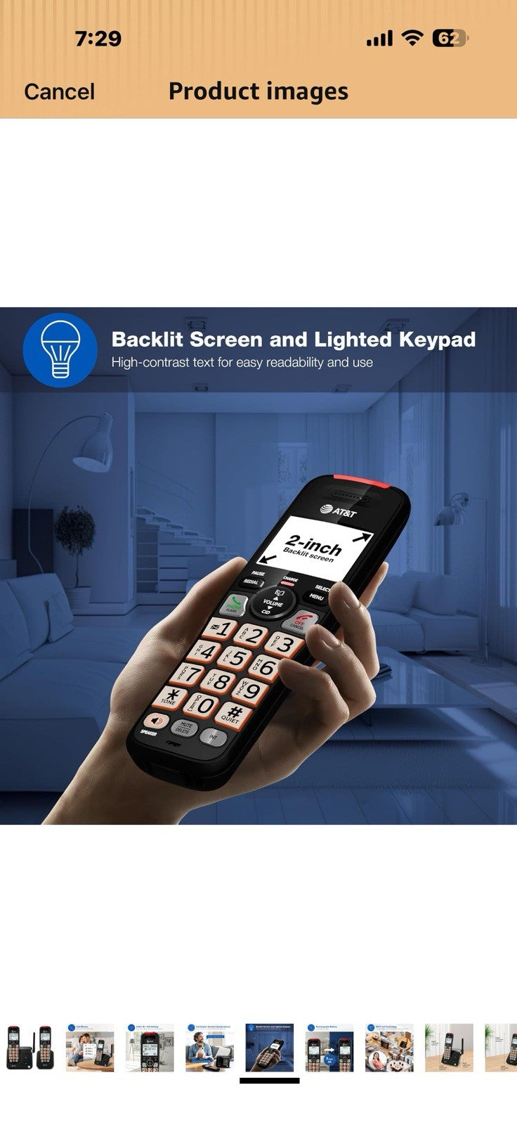 AT&T EL2131-21 2-Handset DECT 6.0 Cordless Phone with Call Blocker