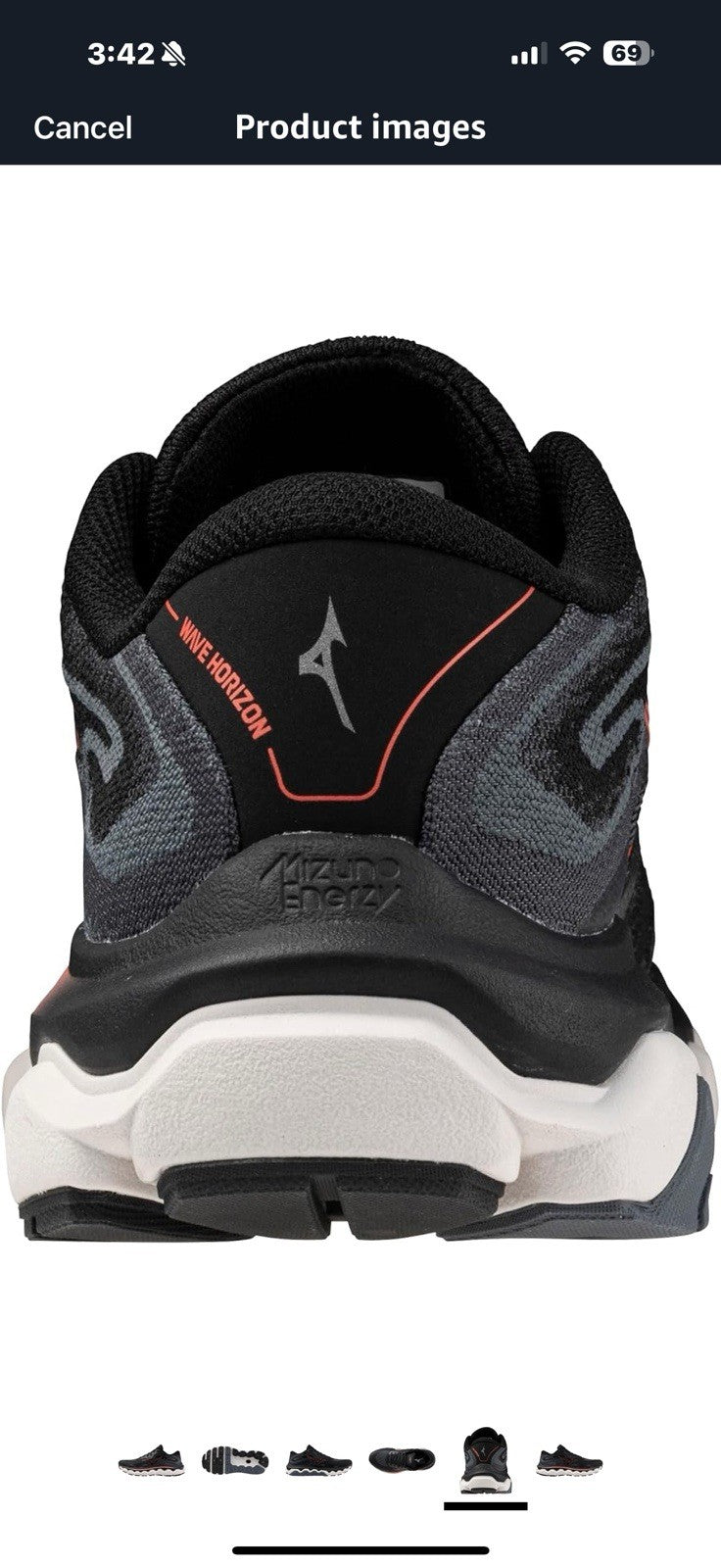 Mizuno Women's Wave Horizon 7 Running Shoe  10 Wide 