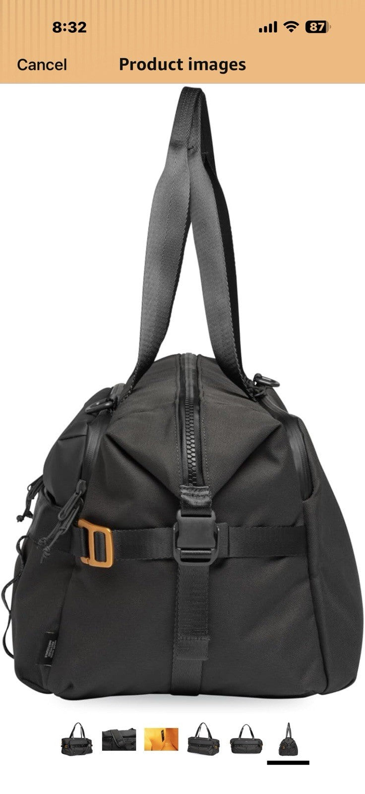 Dometic Unrestricted Insulated Duffel Bag Cooler 25L; Slate Grey