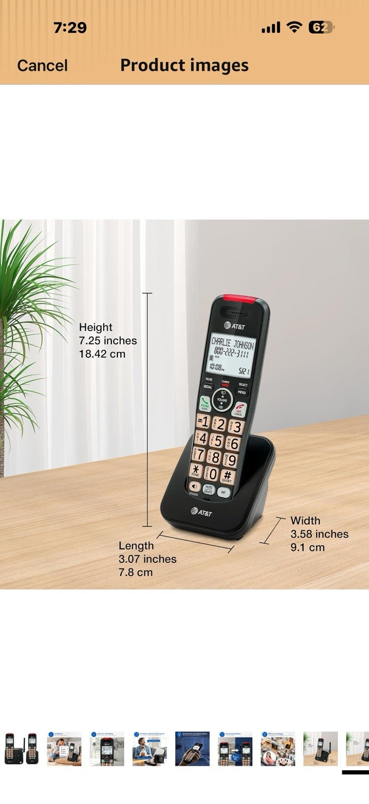 AT&T EL2131-21 2-Handset DECT 6.0 Cordless Phone with Call Blocker