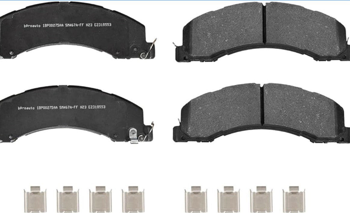 1BP00275AA Front Disc Brake Pad Set compatible with Dodge Ram