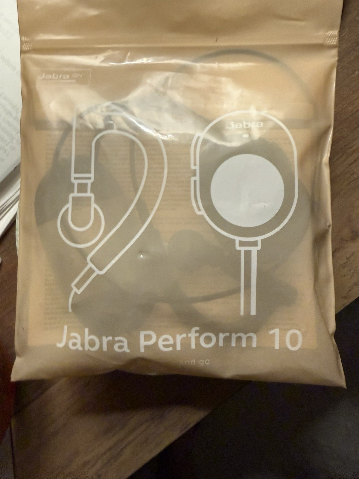 Jabra Perform 10 Wired PTT Earpiece with in-Line Clip-On Noise-Cancelling