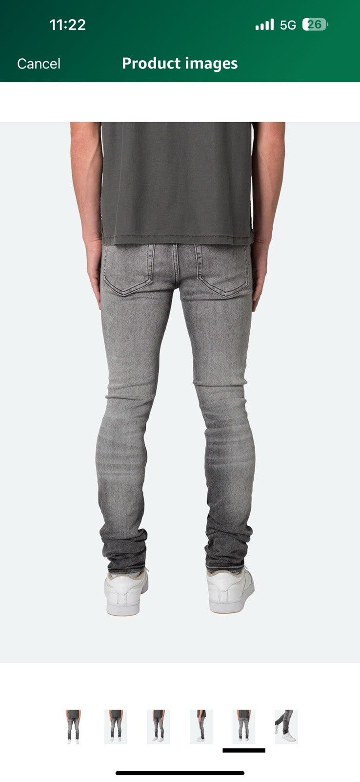 mnml Men's X542 Skinny Denim 40 Regular 