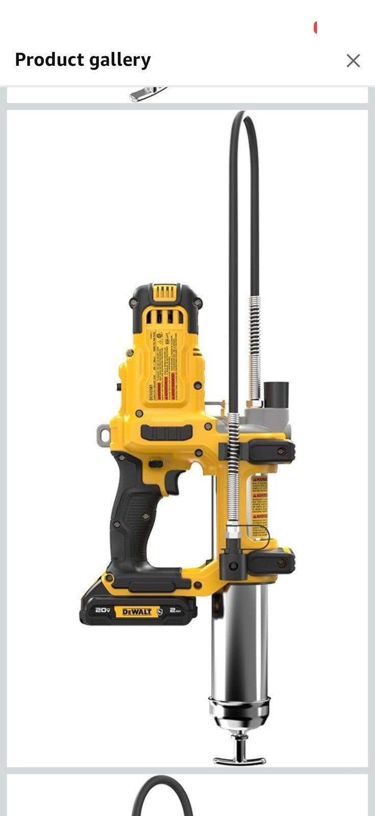 DEWALT Grease Gun 20V MAX, 10,000 PSI Variable 2-Speed Cordless Grease Gun