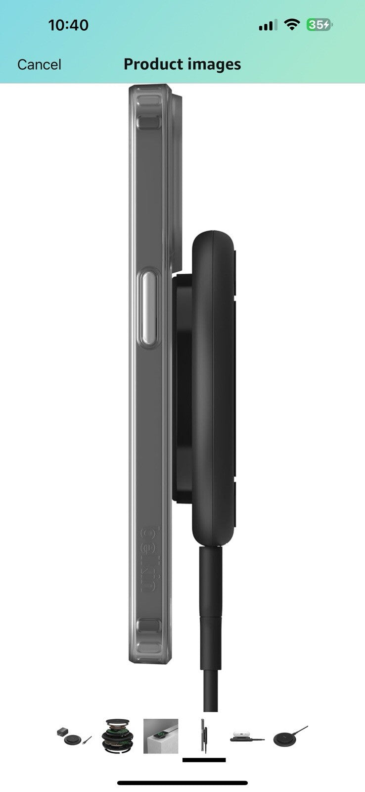 Belkin MagSafe Charger Compatible Magnetic Wireless Charging Pad 15W