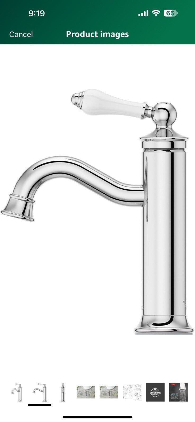 Pfister Courant Bathroom Sink Faucet, Single Control, 1-Handle, Single 