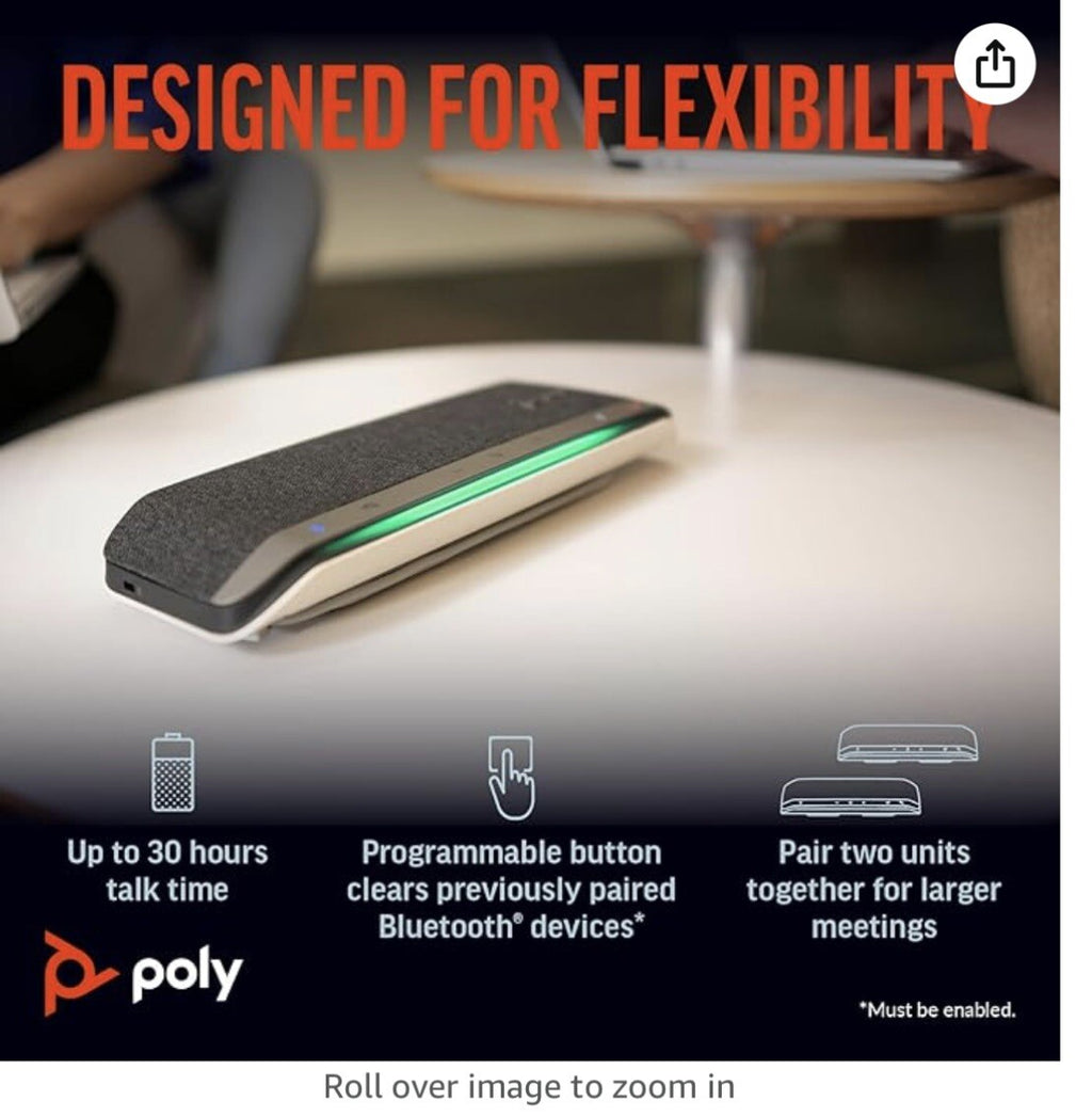 Poly Sync 40 Smart Speakerphone (Plantronics) 2023 Version, Standard