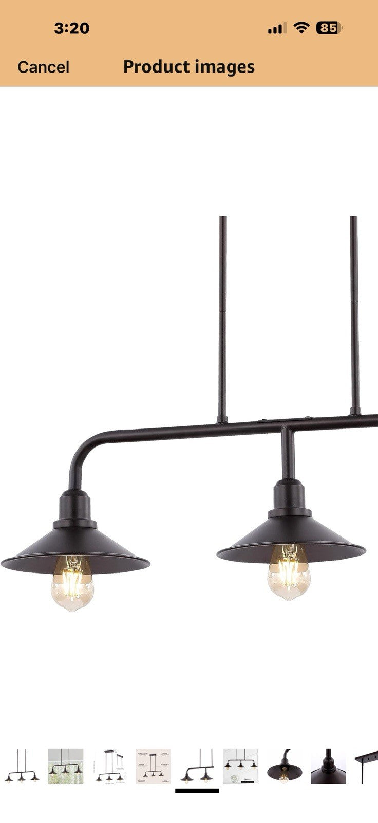 JONATHAN Y JYL1113A Cade 34.25" 3-Light Metal Farmhouse Industrial