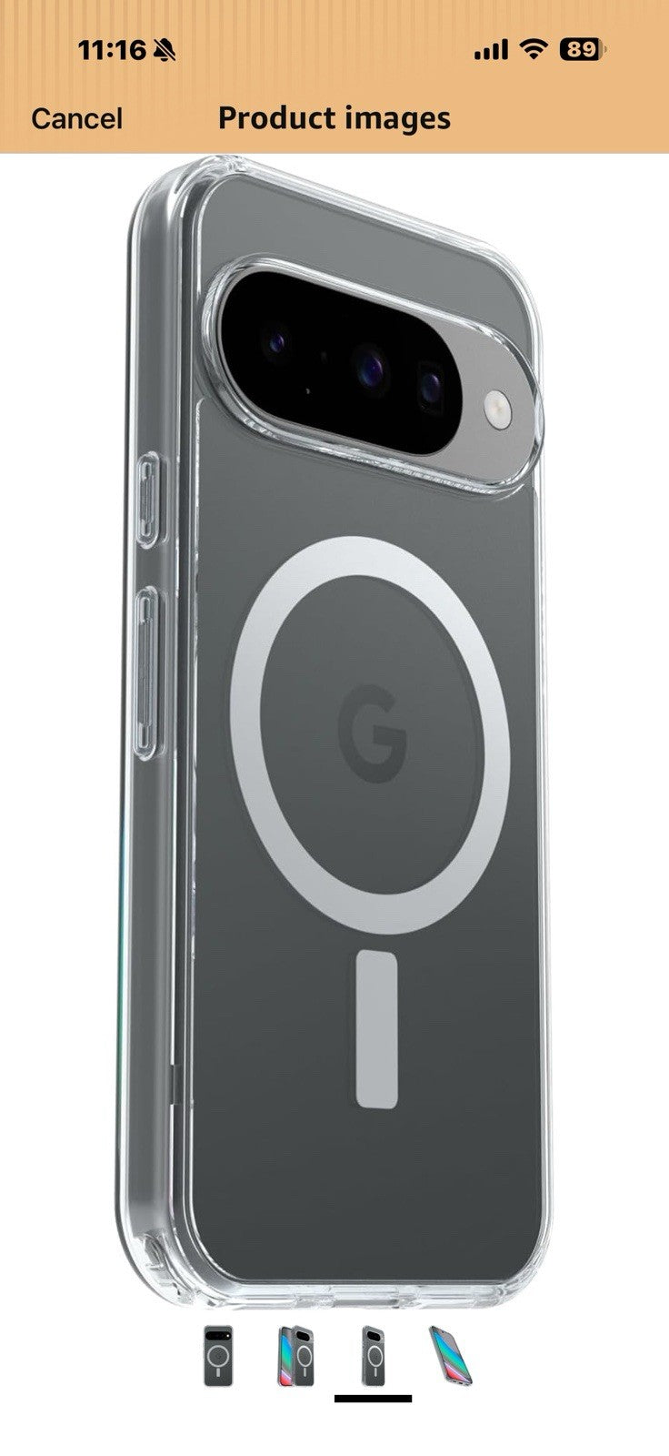 OtterBox Symmetry Series Clear Case with Pixelsnap for Google Pixel 10 