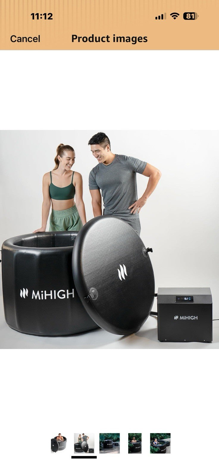 Cold Plunge Tub for Athletes – Freestanding Ice Bath for Recovery,