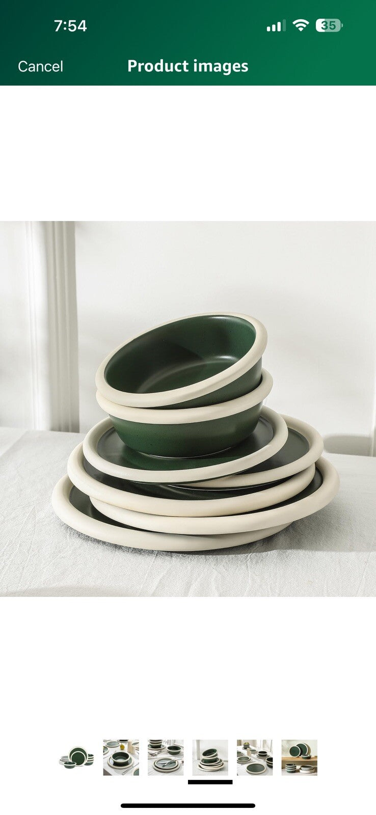 Stone Lain Capri 12-Piece Dinnerware Set Stoneware, 12-Piece - Service for 4