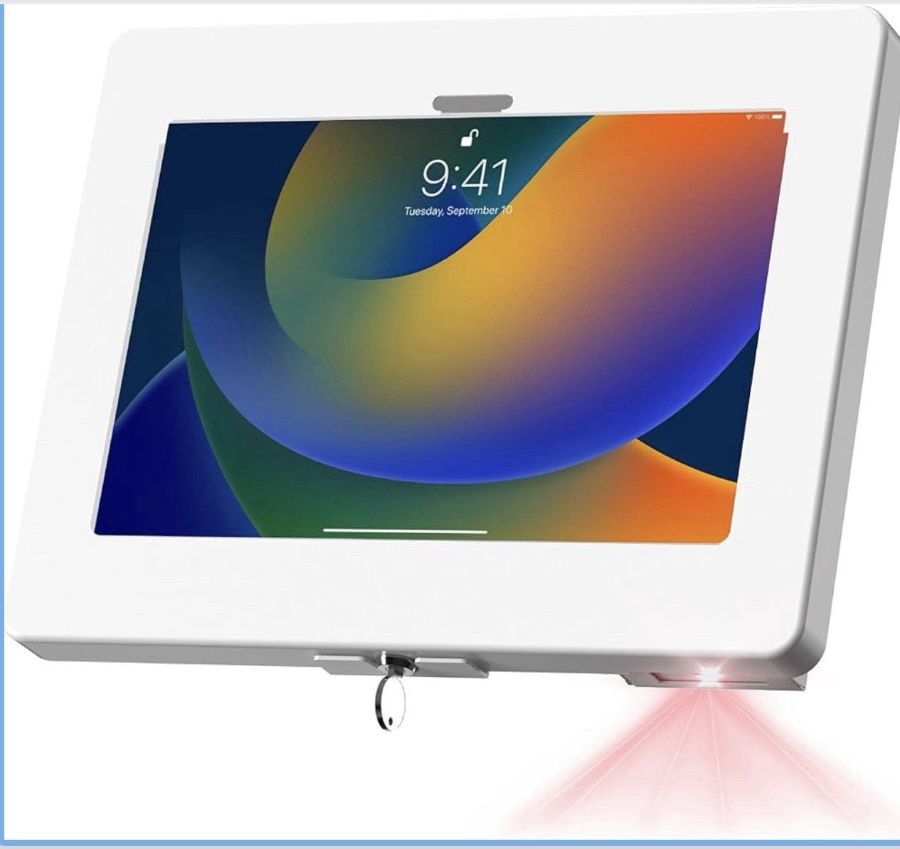 iPad Wall Mount with Barcode Scanner – CTA Anti-Theft Tablet Enclosure