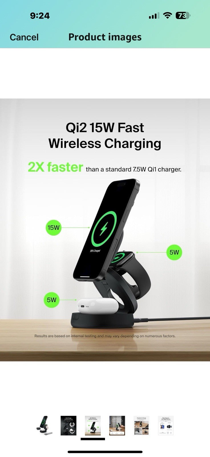 Belkin MagSafe Charger Compatible, 3-in-1 Qi2 Wireless Charging Station