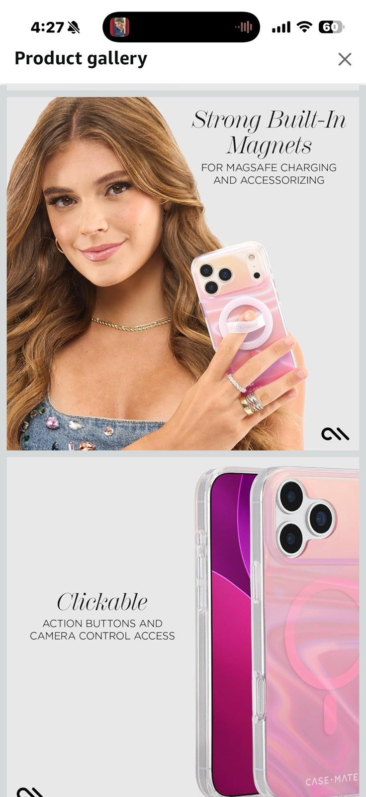 Case-Mate Soap Bubble iPhone 17 Pro Max Case [Compatible with MagSafe] 