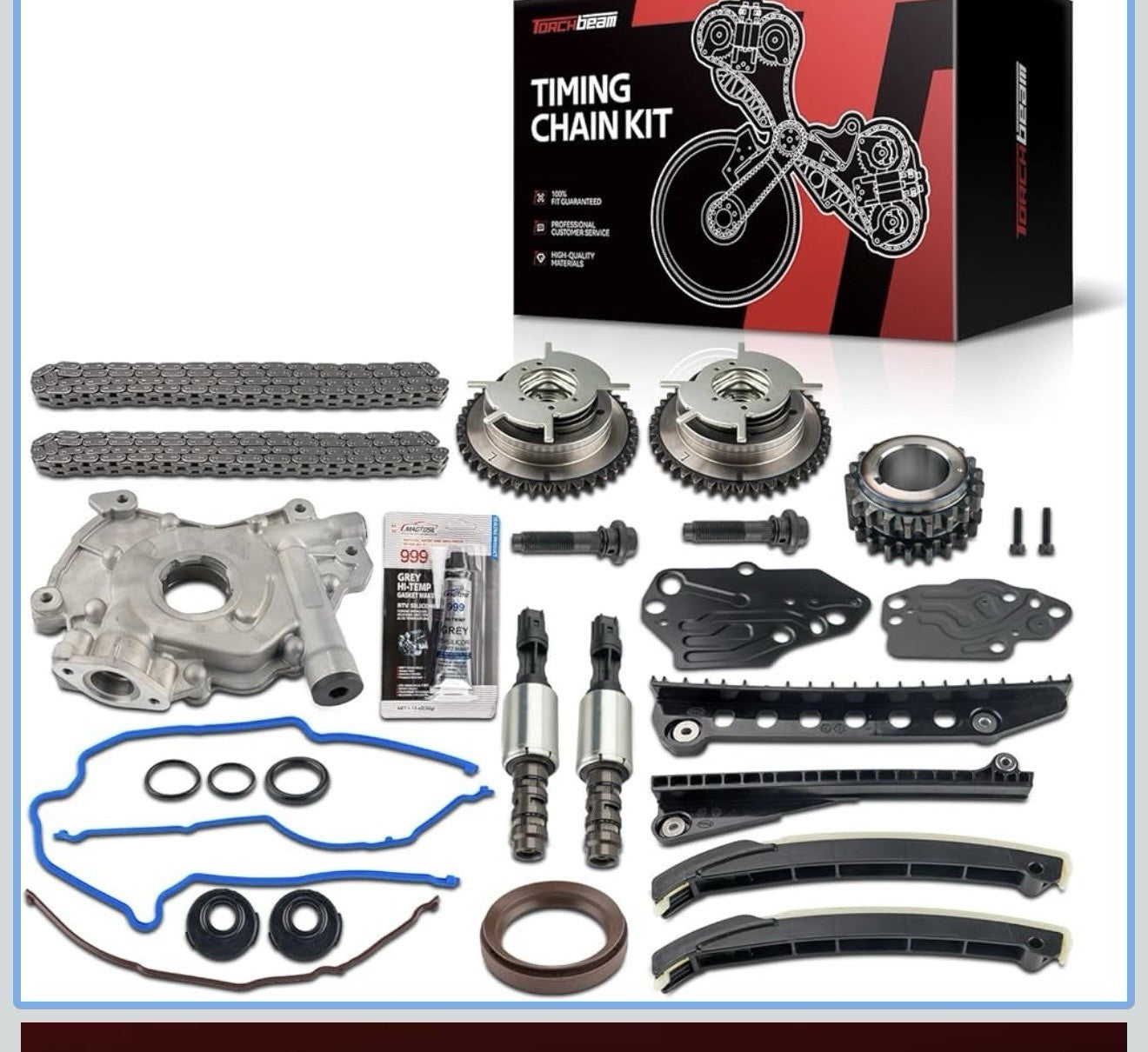 Torchbeam Engine Timing Chain Kit Compatible with Ford F-150 2005-2010,