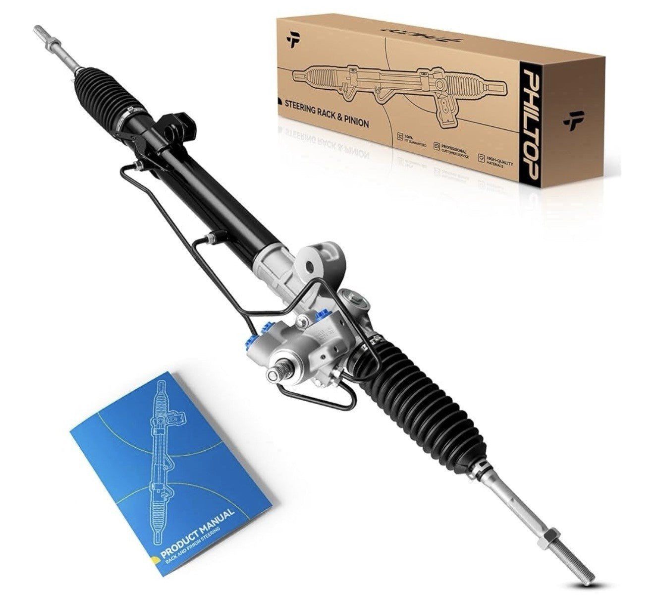 PHILTOP Hydraulic Power Steering Rack and Pinion for 2009-2014 