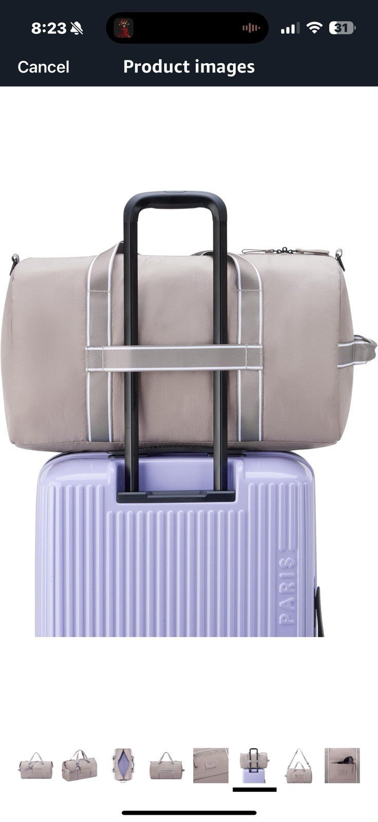 florence by mills Sweet Escape Carry-On Duffle Bag