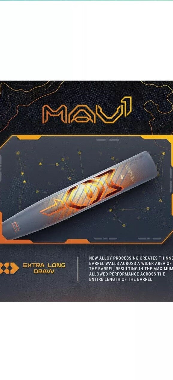 Easton 2025 | MAV1 Baseball Bat | BBCOR | -3 Drop | 2 5/8" Barre 31 Inch 