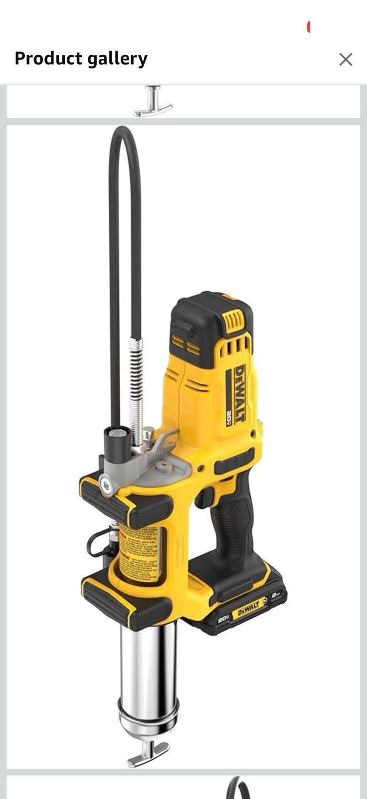 DEWALT Grease Gun 20V MAX, 10,000 PSI Variable 2-Speed Cordless Grease Gun