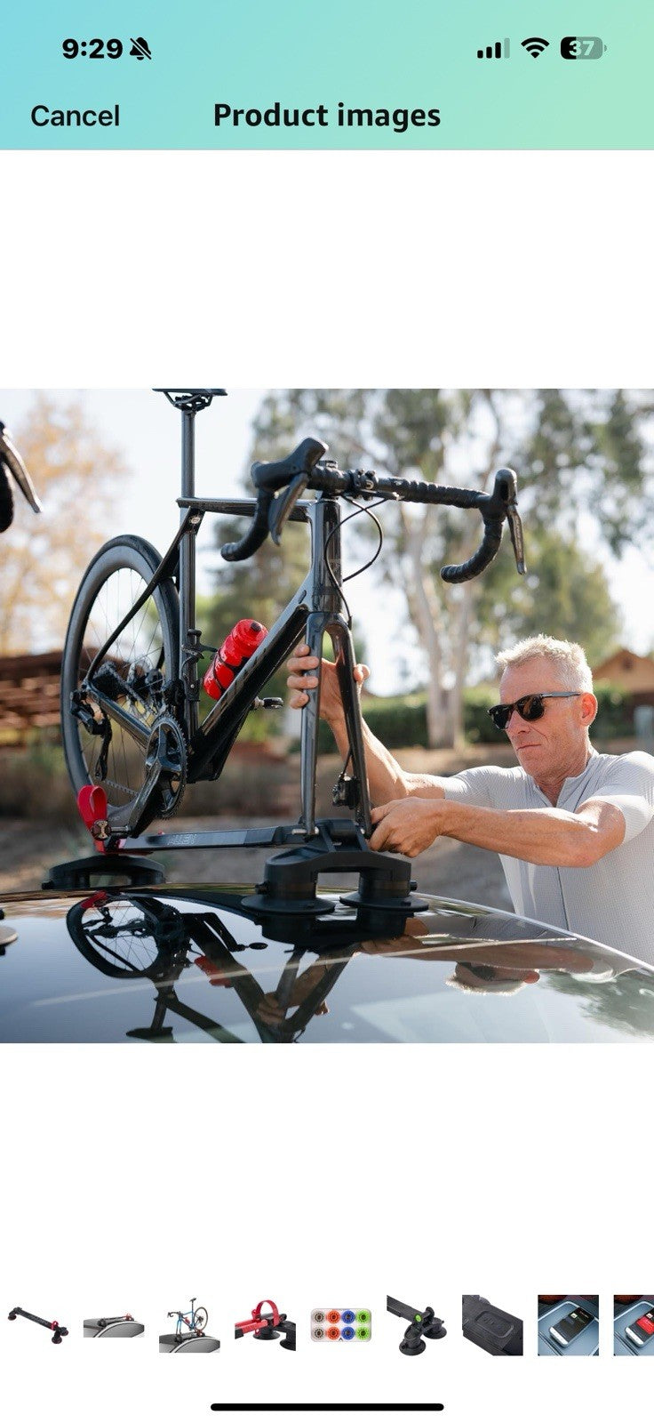 Allen Smart Suction™ Roof Mount 1-Bike Rack, Model SB-01