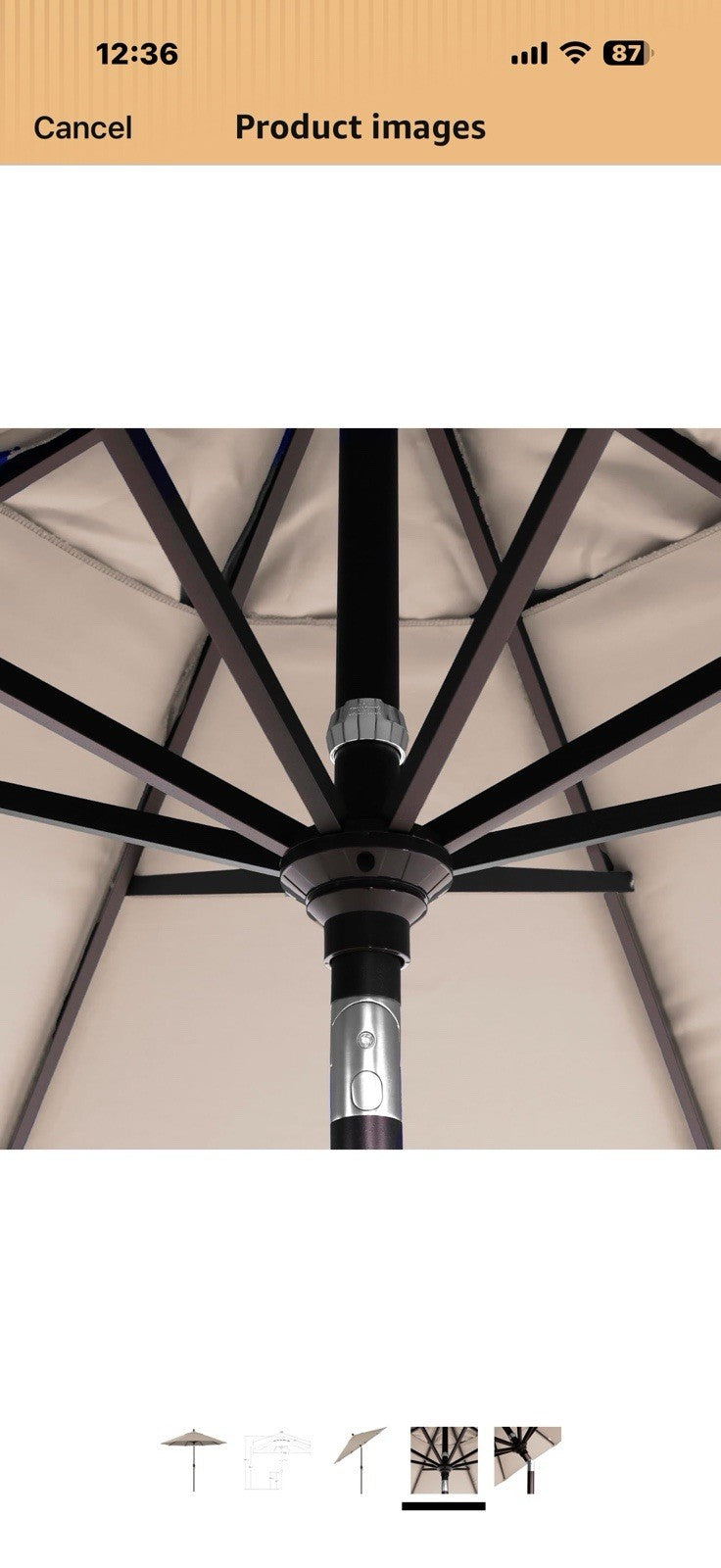 California Umbrella 12-Year-Non-Fading, 9Ft Premium Sunbrella Patio 