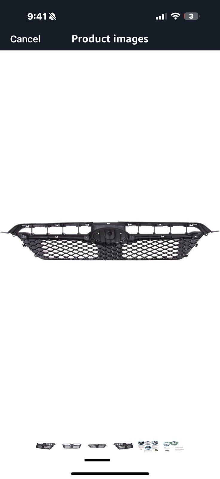 Front Grille Compatible with 2015-2016 Subaru Impreza Wagon
