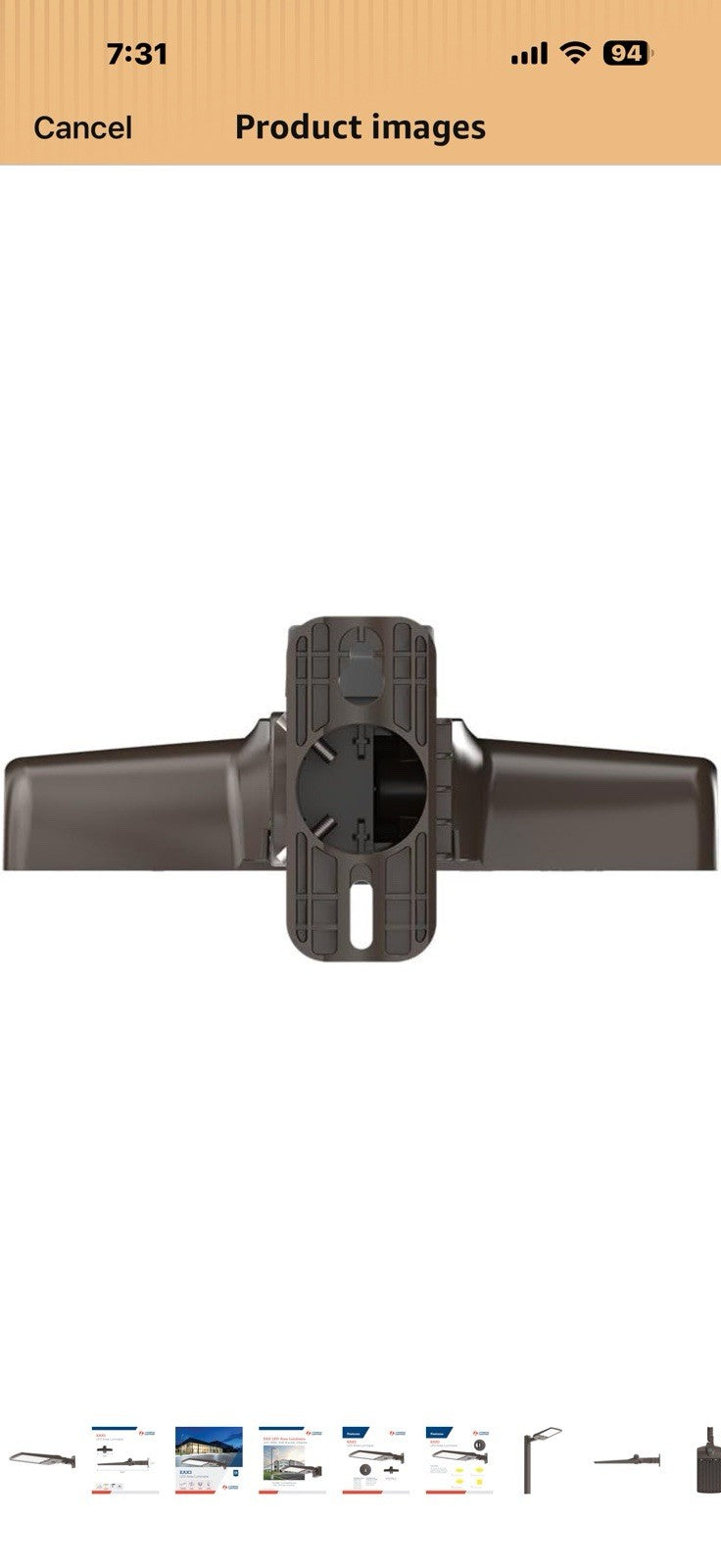 Lithonia Lighting LED Outdoor Area Light Fixture, LED Parking Lot Light