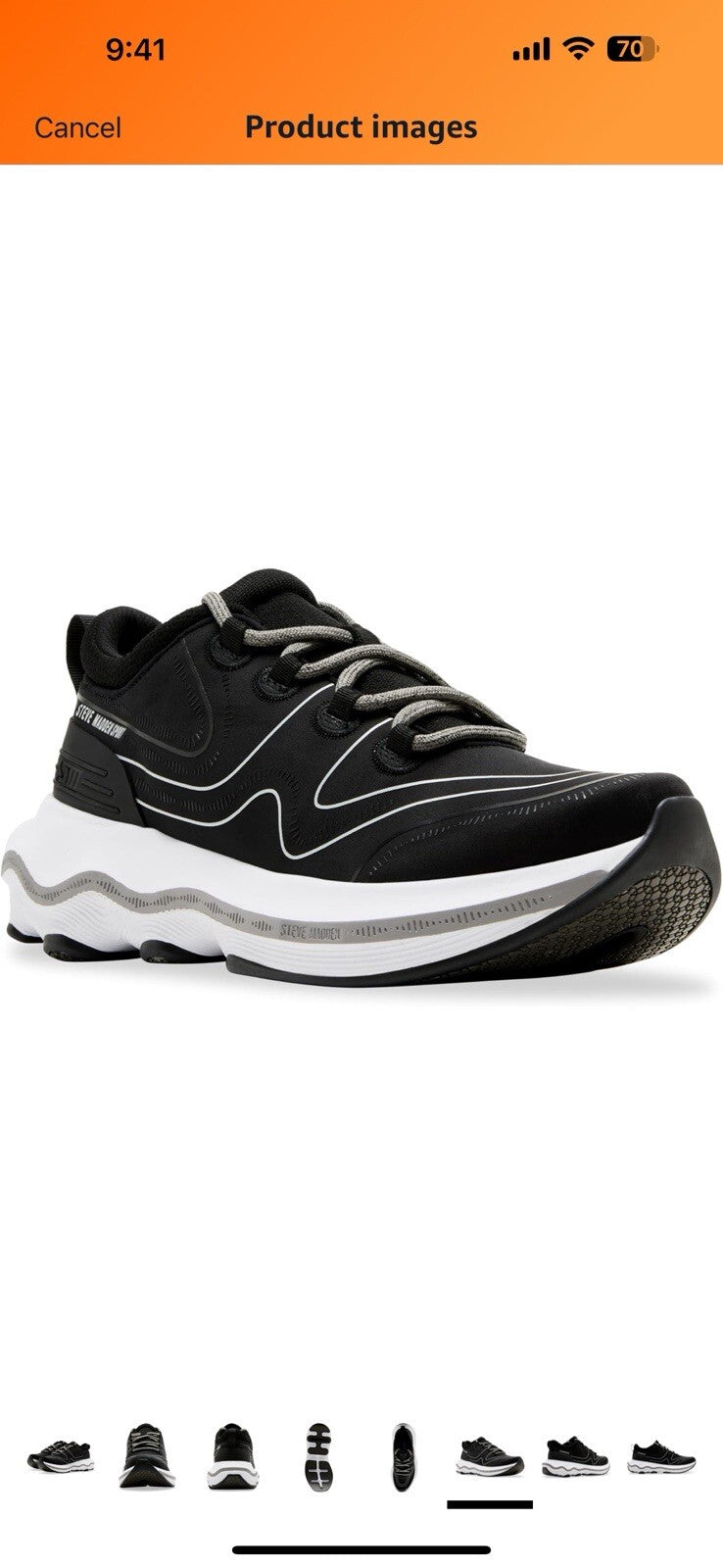 Steve Madden Men's Pressure Sneaker Size 8 