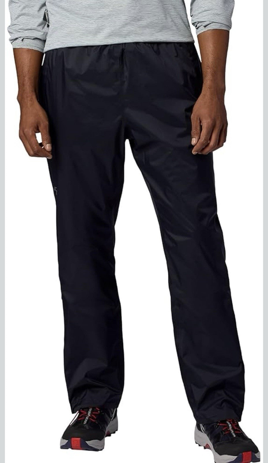 MARMOT Men's PreCip Evo Rain Pant, Black, Large
