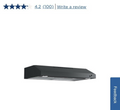 GE 30" Energy Star Certified Under The Cabinet Hood