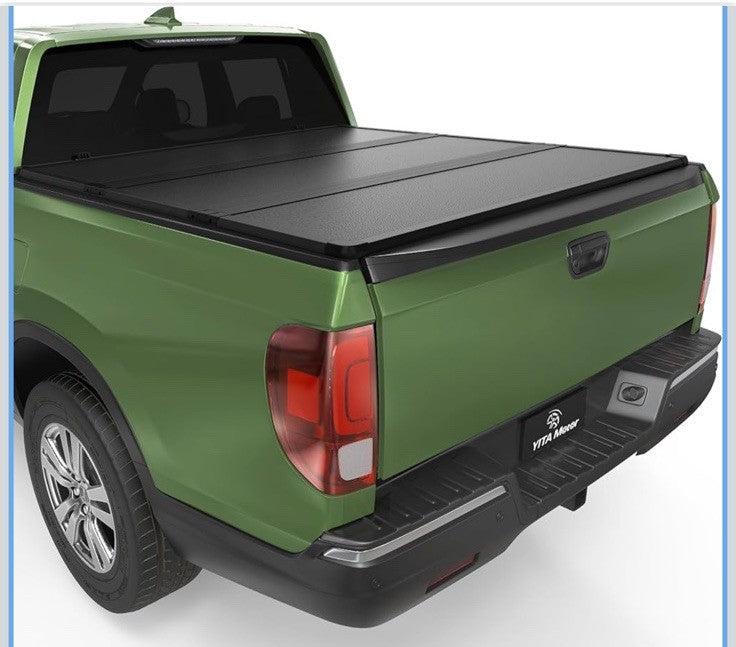 YITAMOTOR FRP Hard Tri-fold Truck Bed Tonneau Cover Fits for 2017-2025 Honda