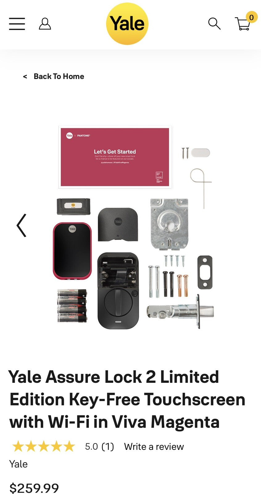 Yale Assure Lock 2 Limited Edition
