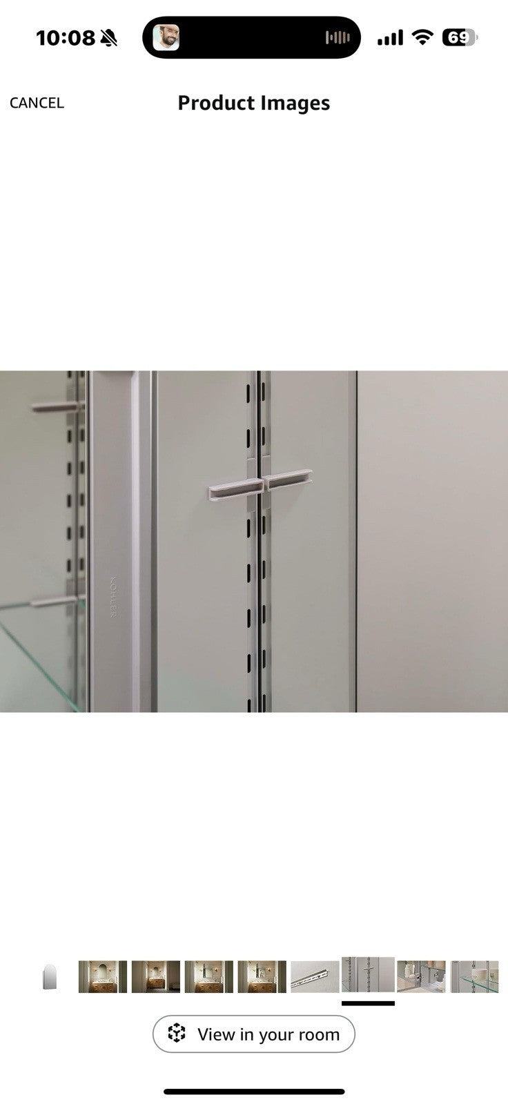 KOHLER Embark Medicine Cabinet, Deep Storage with Adjustable Shelves 