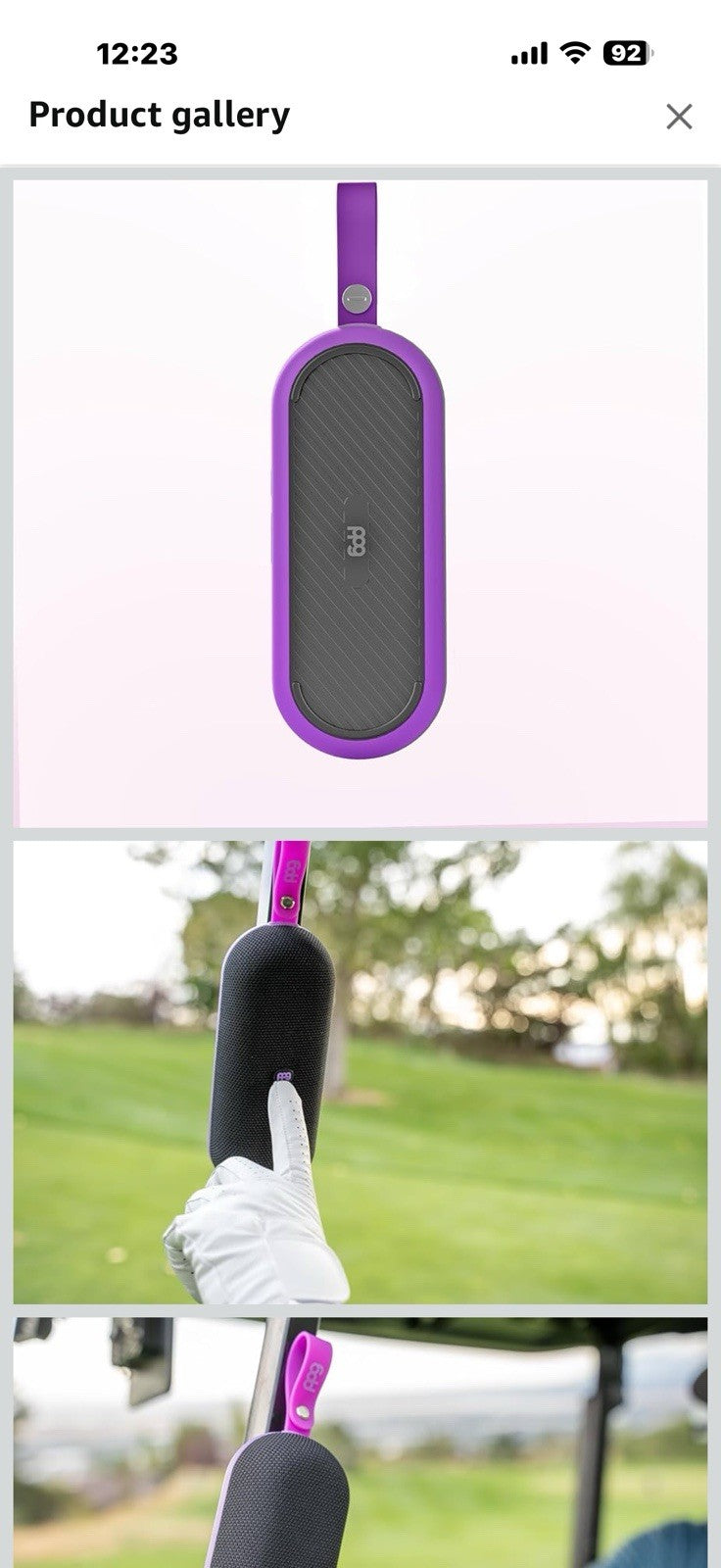 PPG Golf Speaker with GPS Powered by Golf Logix – 40K+ Courses