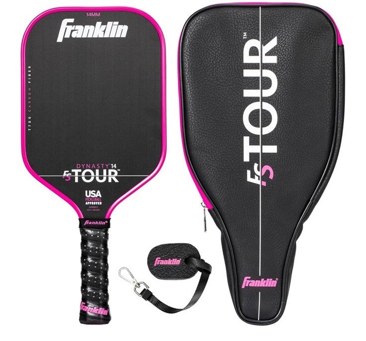 Franklin Sports Pro Pickleball Paddle Set - FS Tour Series Carbon Fiber 