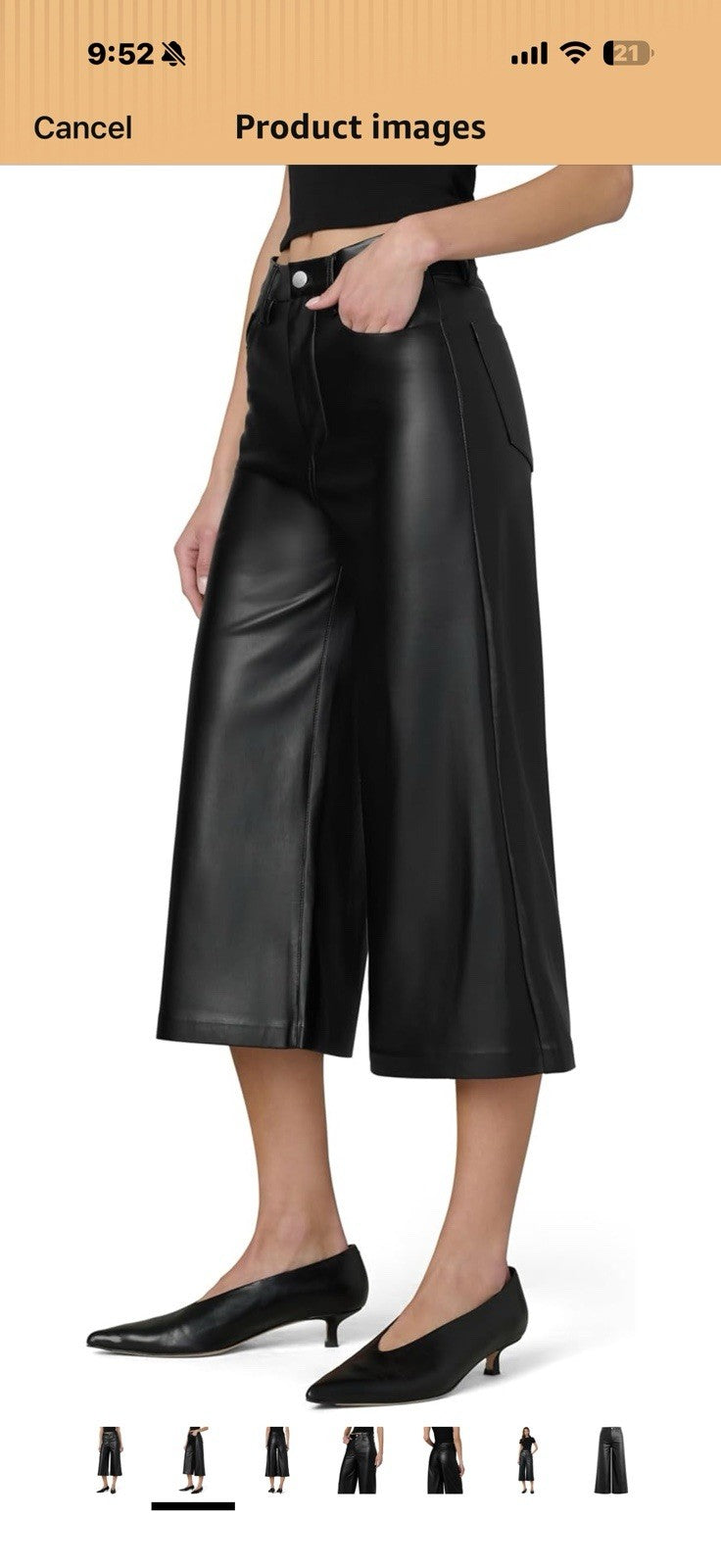 Joe's Jeans Womens The High Rise Wide Leg Culotte Size 31