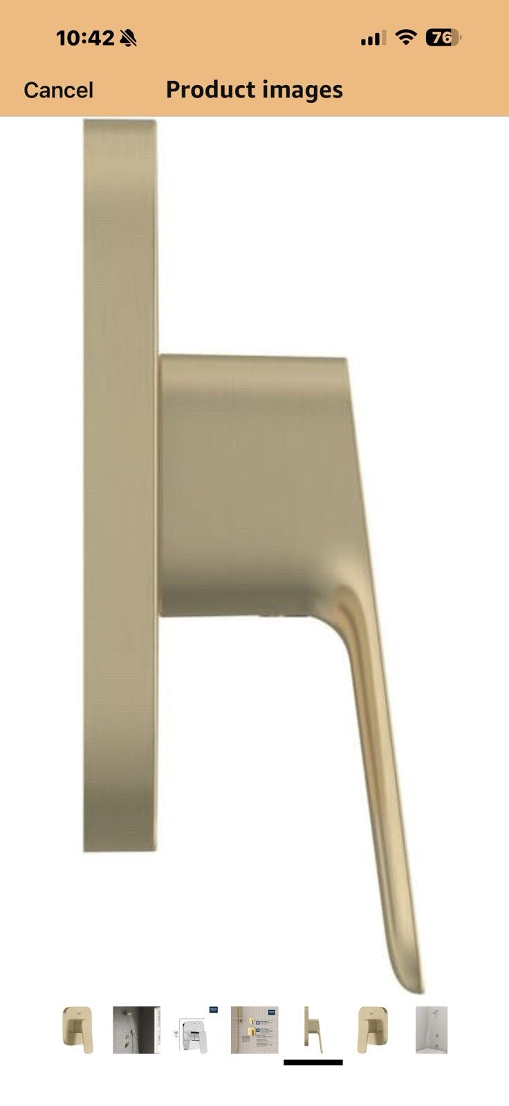Grohe 101929EN00 Cubeo 2-Way Diverter Trim, Brushed Nickel