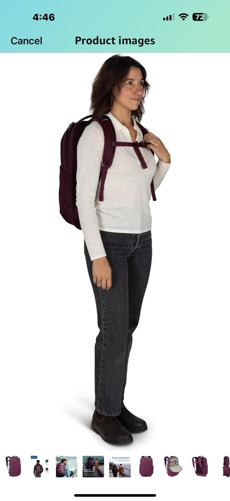 Osprey Ozone Laptop Backpack, Moody Burgundy
