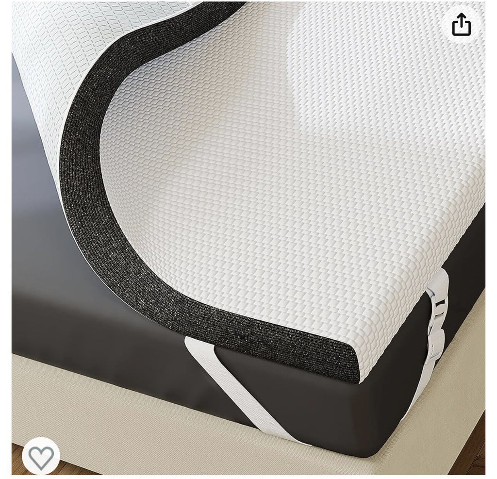 YITAHOME Queen Size Mattress Topper 3 Inch Cooling Memory Foam Bed Topper