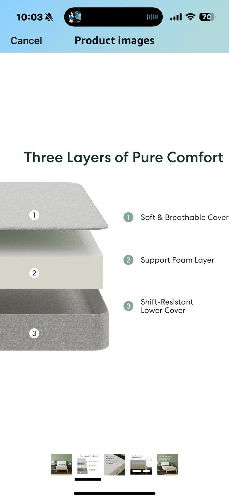 Siena 6" Full Foam Mattress - Medium Firm - 180 Night Trial - Premium 