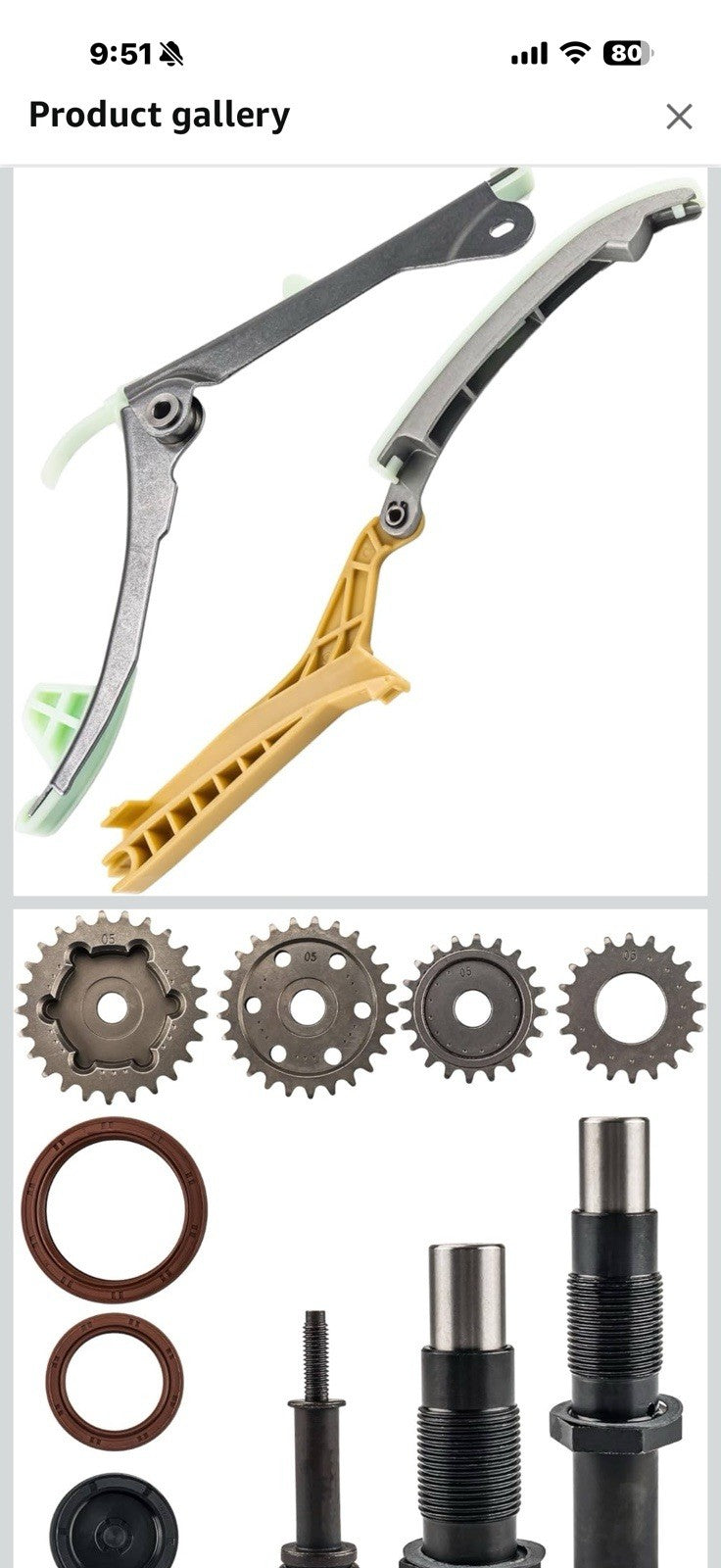 Torchbeam Timing Chain Kit Fit for Ford Explorer 1997-2010, Mustang 