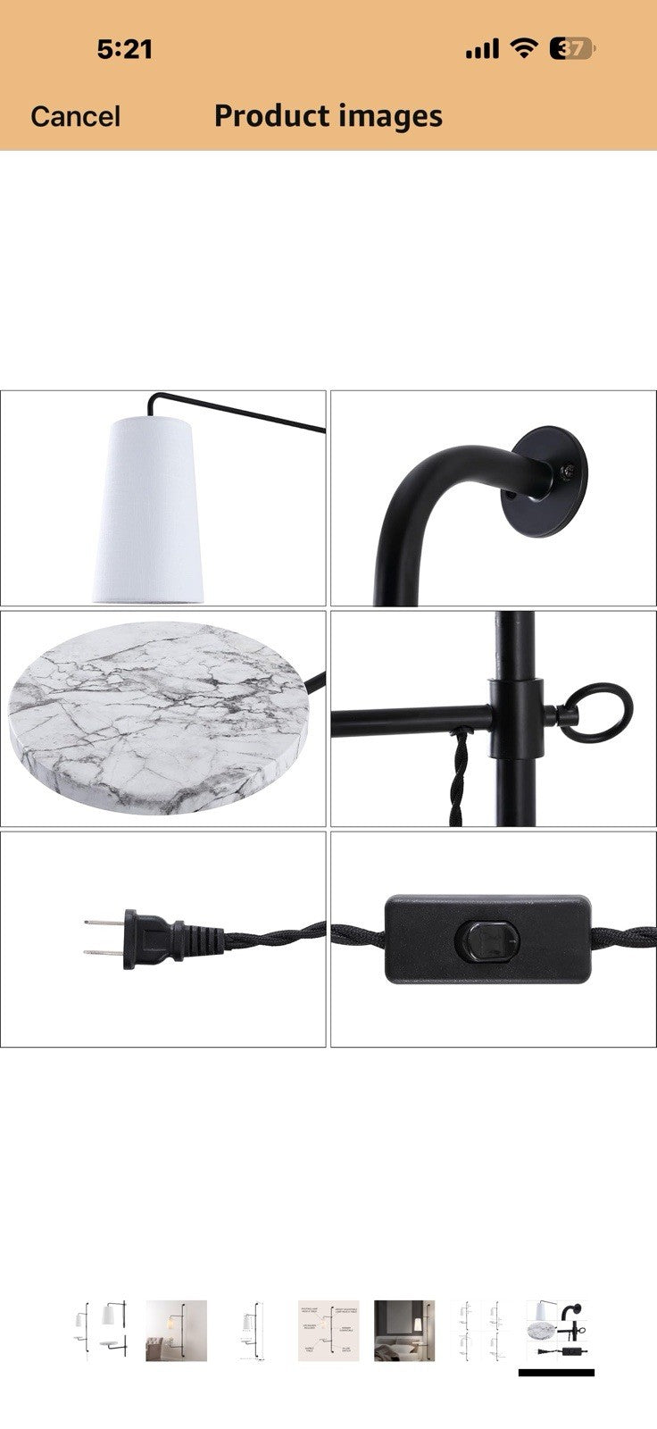 JONATHAN Y JYL1304A Andre 11.5" 1-Light Contemporary Industrial Iron 