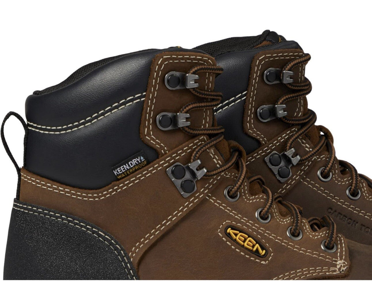 KEEN Utility Women's Evanston 6" Composite Toe Waterproof Leather 7.5 Wide