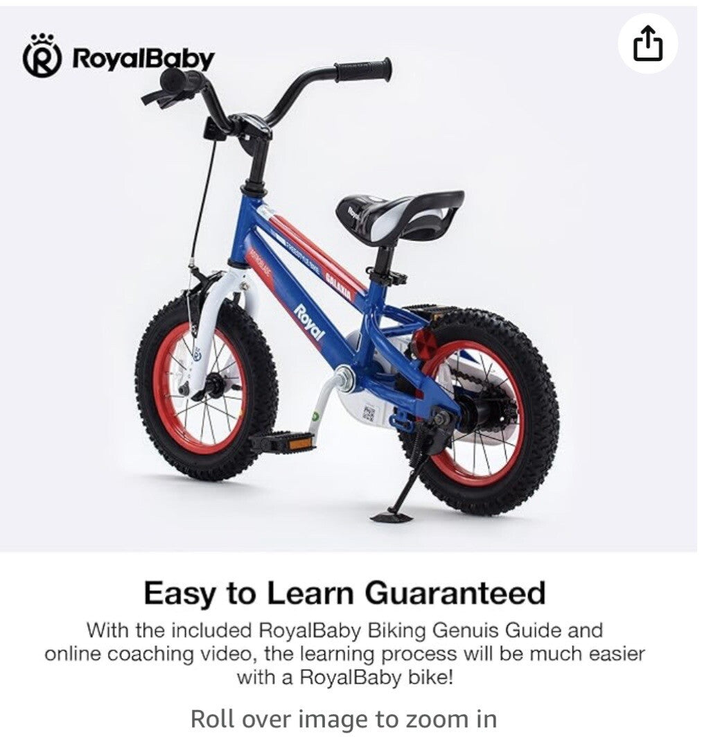 Royalbaby Kids Bike Toddlers 12 Inch 