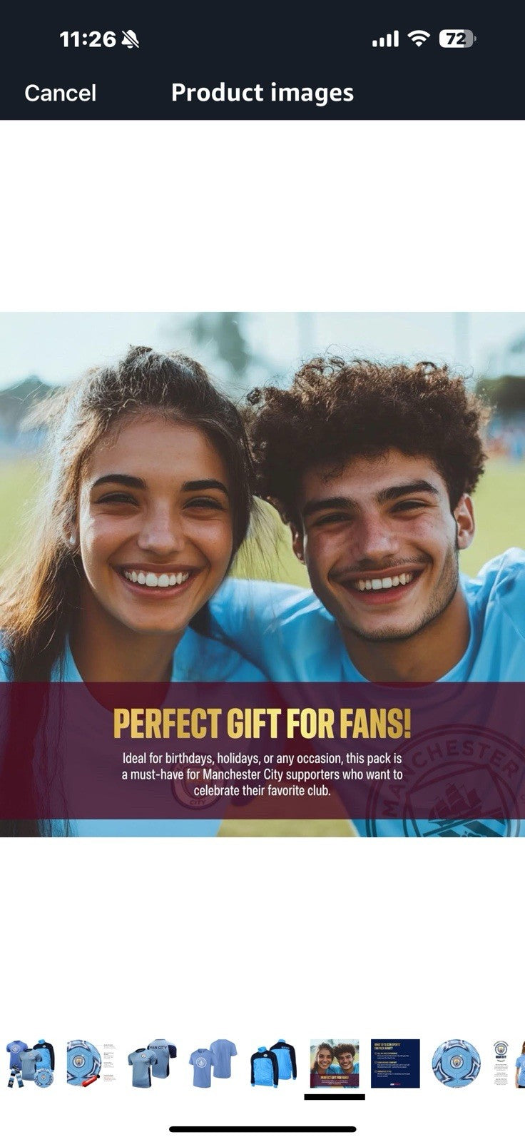 Icon Sports Manchester City Ultimate Fan Pack – Official Licensed XL