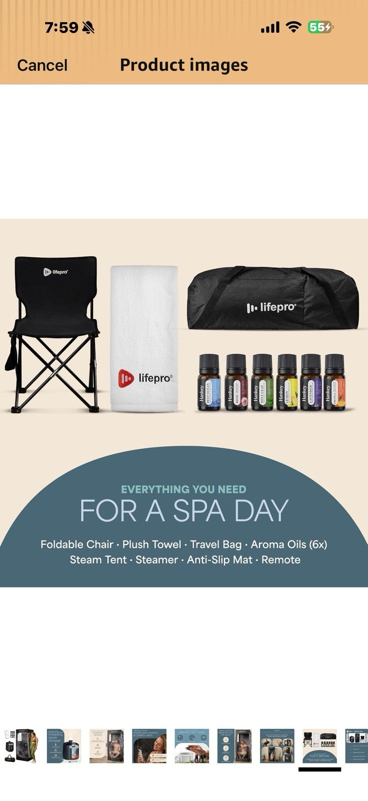 LifePro Revivify Portable Sauna Box – at Home Sauna Tent with Adjustable