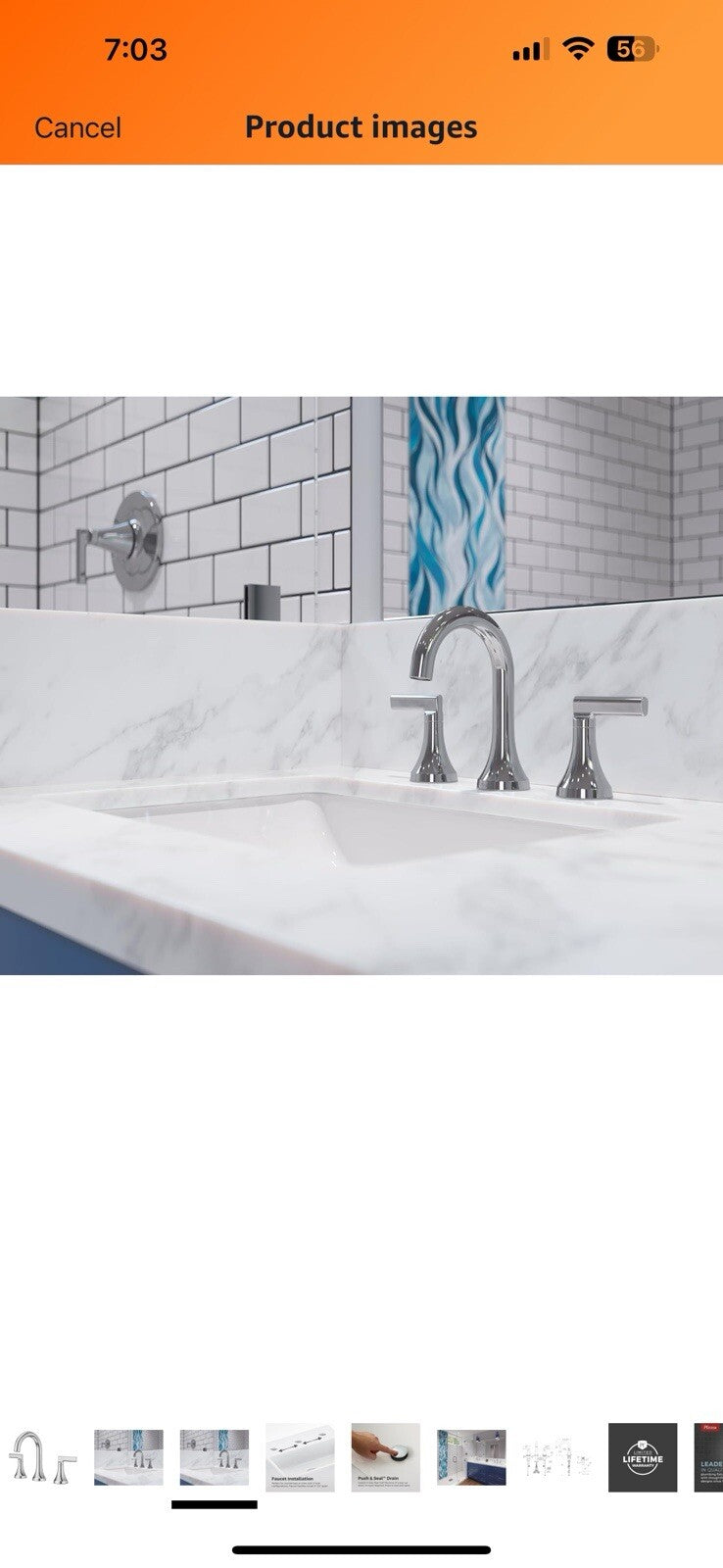 Pfister Vedra Bathroom Sink Faucet, 8-Inch Widespread, 2-Handle, 3-Hole